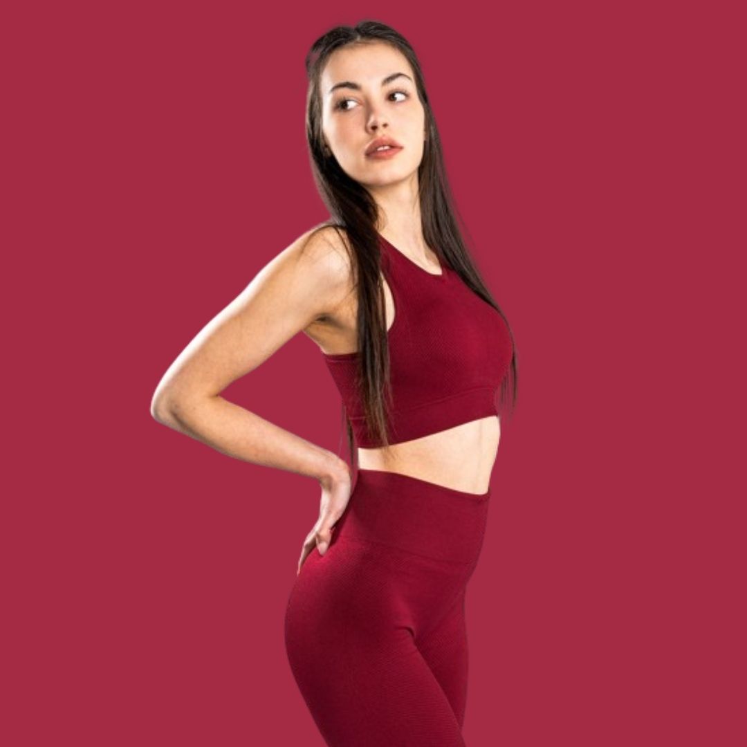 Top Bra Venum Seamless Burgundy - M