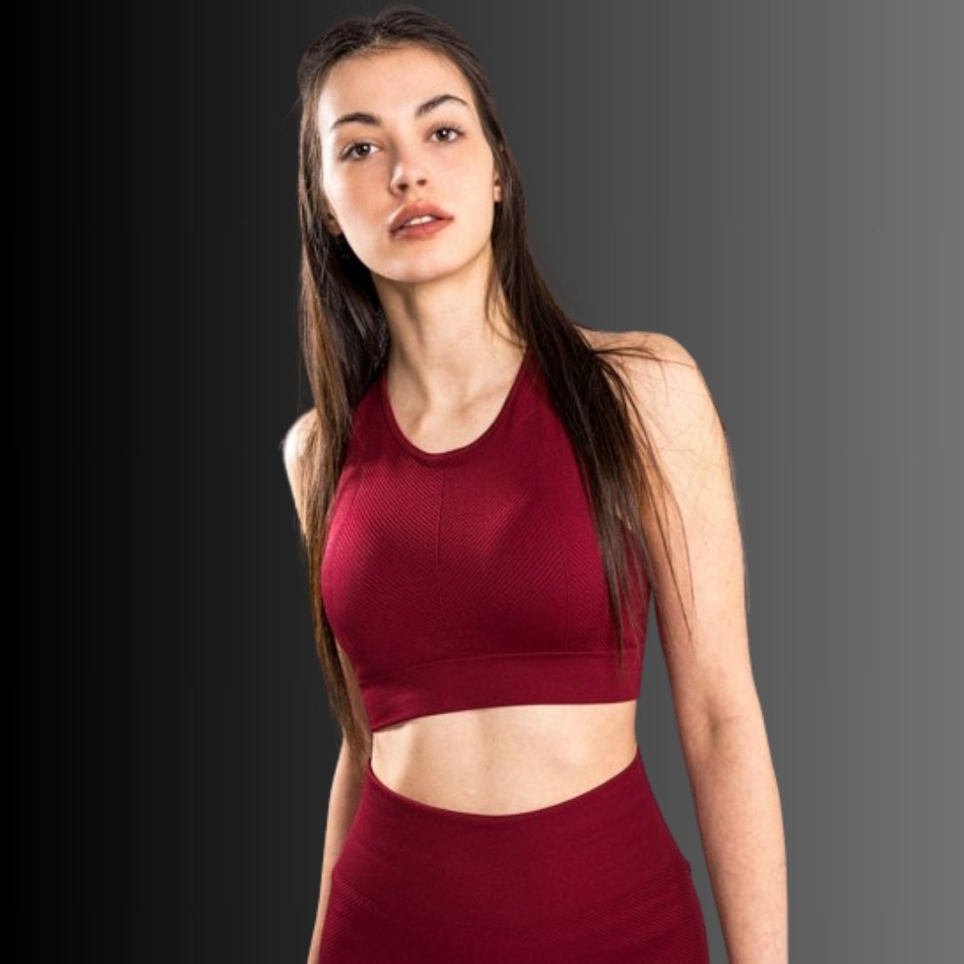 Top Bra Venum Seamless Burgundy - M