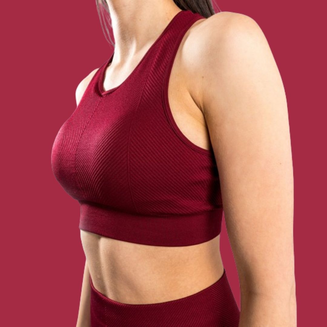 Top Bra Venum Seamless Burgundy - M
