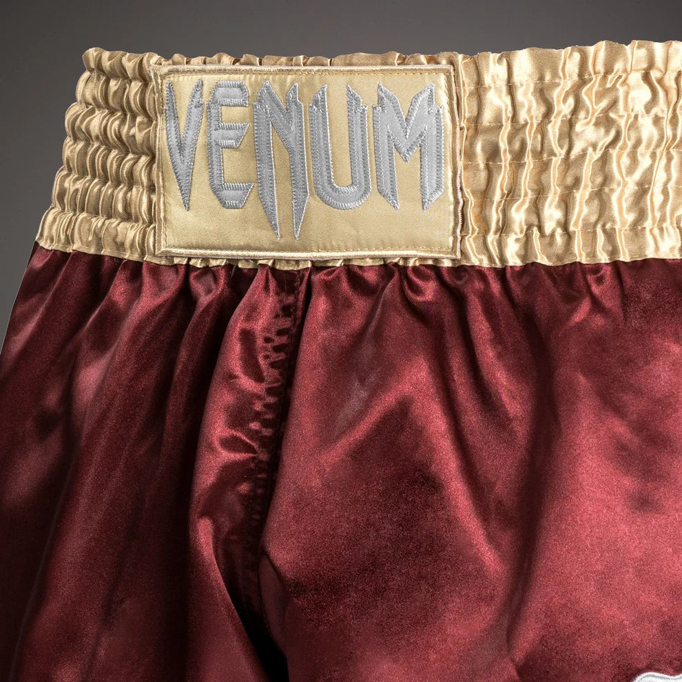 Short Muay Thai Venum Classic Bungurundy Gold - M