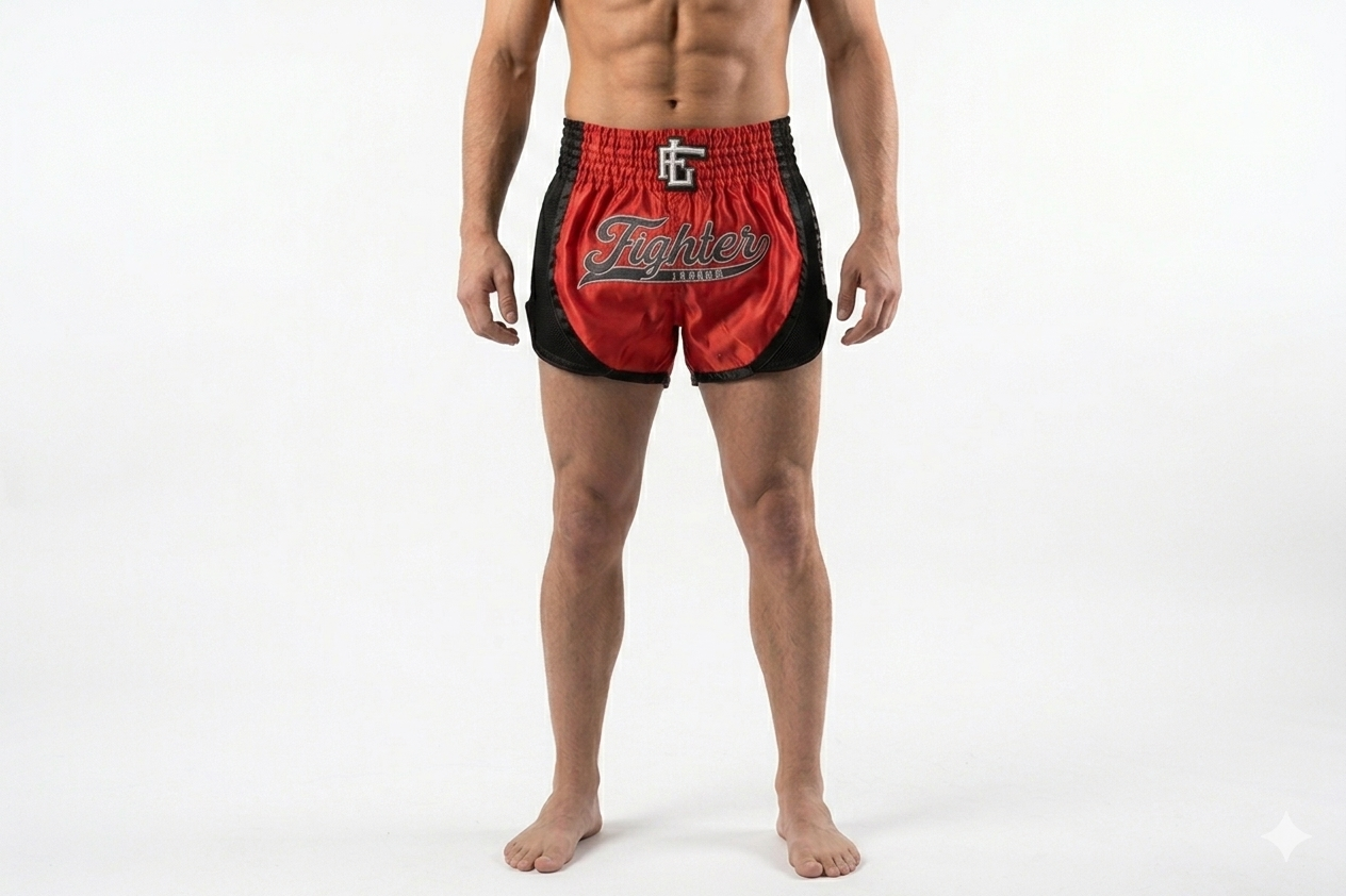 Short Muay Thai FL Slim Nova Rojo L