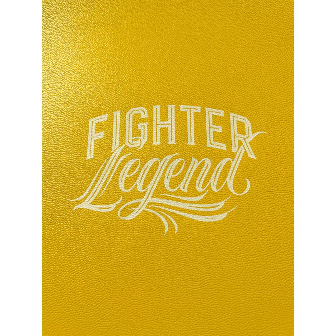 Espinilleras Fighter Legends / Amarilla - Talla MD