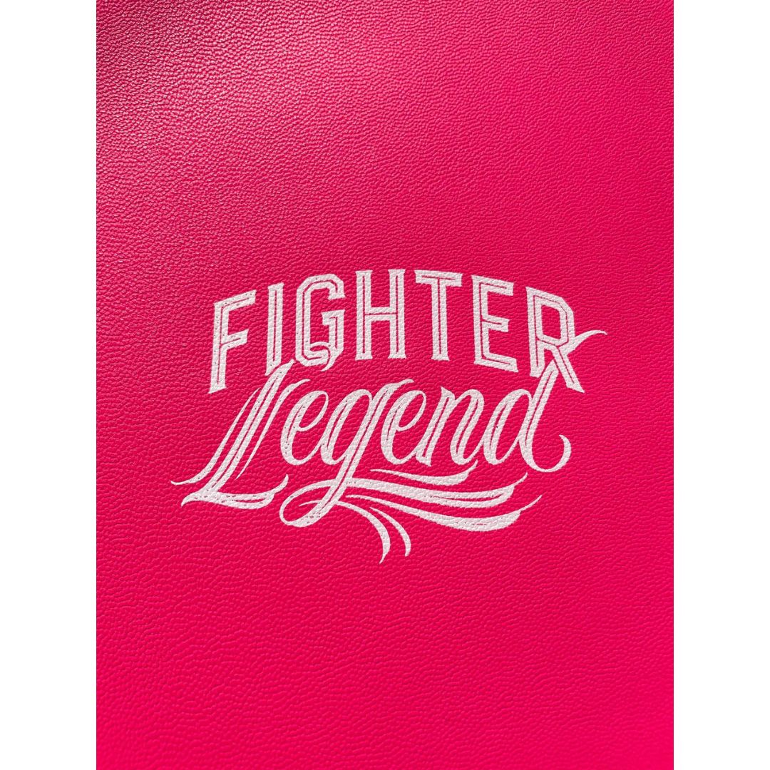 Espinilleras Fighter Legends / Rosa - Talla CH