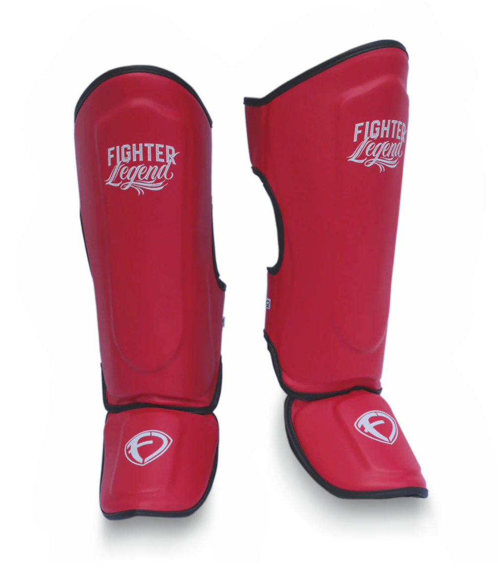 ESPINILLERA FIGHTER LEGEND ROJO GD