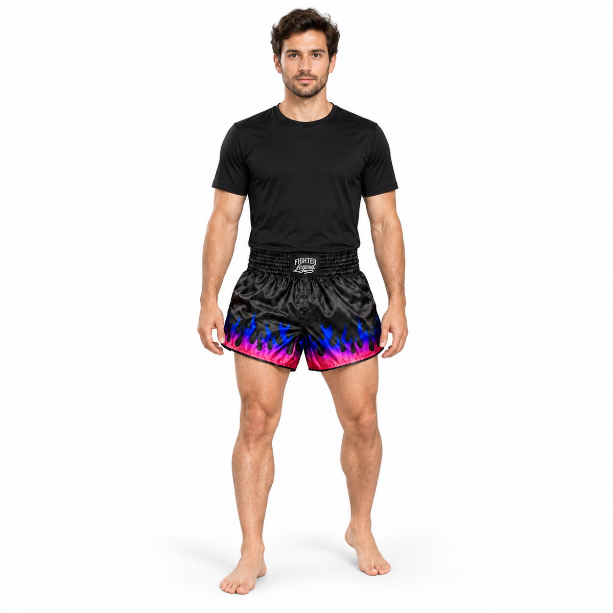 Short Muay Thai FL Flamas Morada S