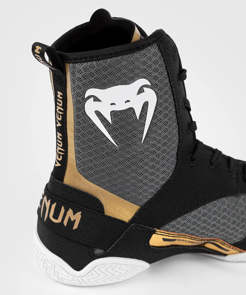 Zapatillas de Boxeo Elite Venum Black/White - 8.5 MX