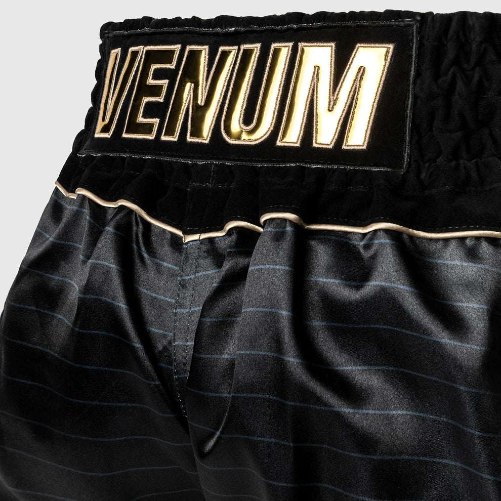 Short Muay Thai Venum Attack Black Grey - L