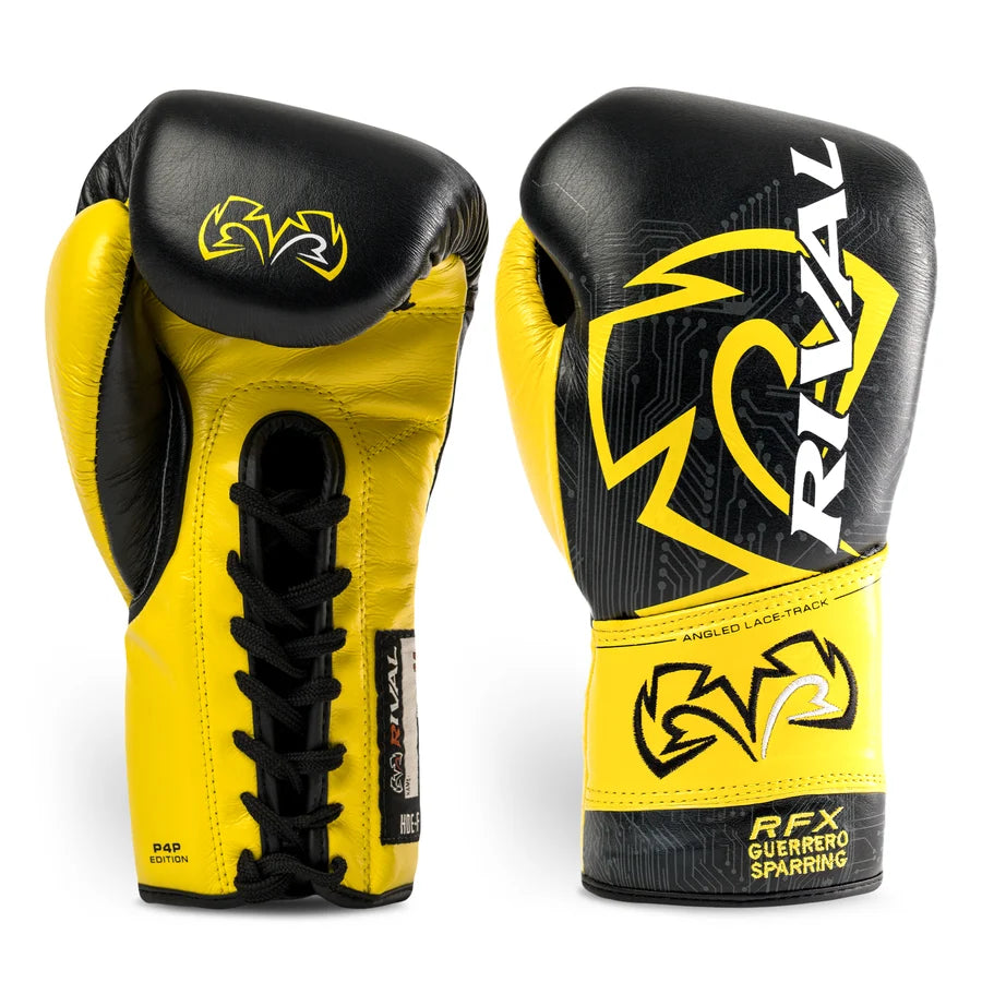 RIVAL RFX-Guerrero Gloves P4P Edition Black Yellow 12OZ